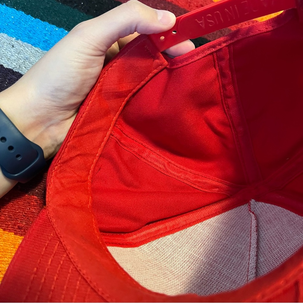 Red Baseball Cap - Picture 9 of 16